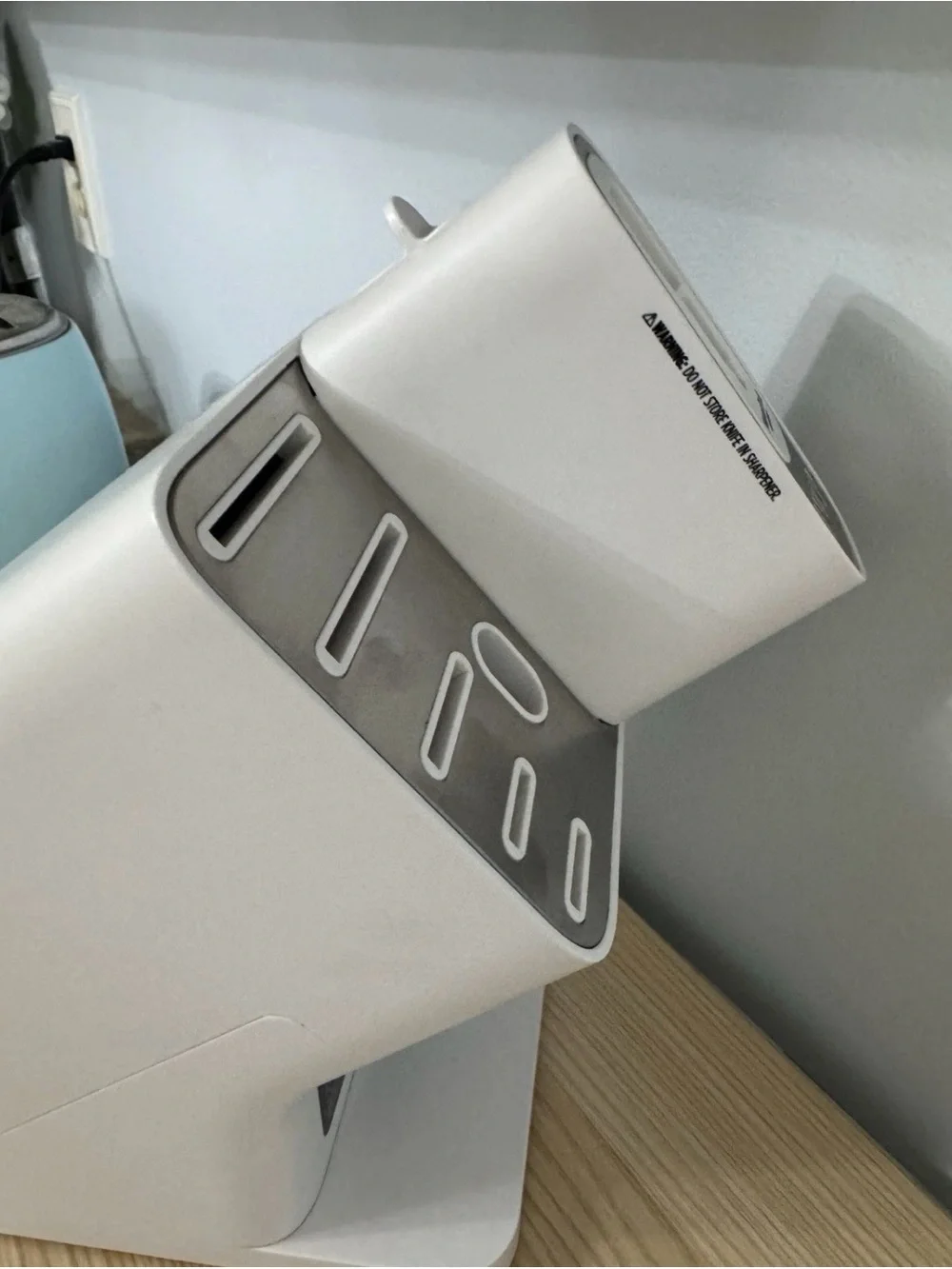 Ninja 5 Slot NeverDull System (Base Only) Knife Block White K12007 WHBN